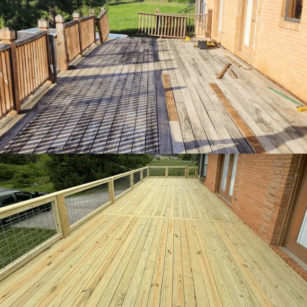 before-old-wood-deck-new-wood-deck