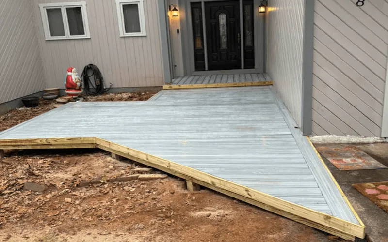 small-ground-level-wood-deck