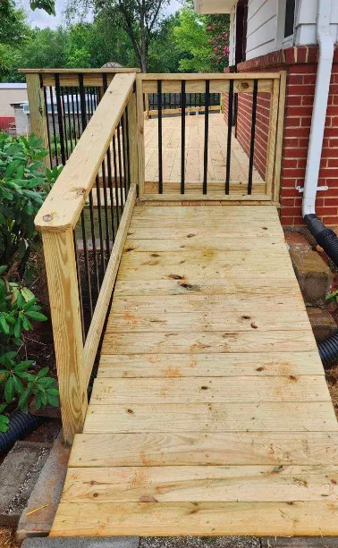 front-deck-with-gate-and-ramp-Hickory-NC